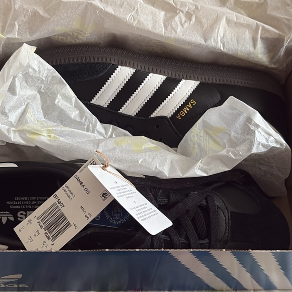 Adidas Samba OG Black and White Sneakers